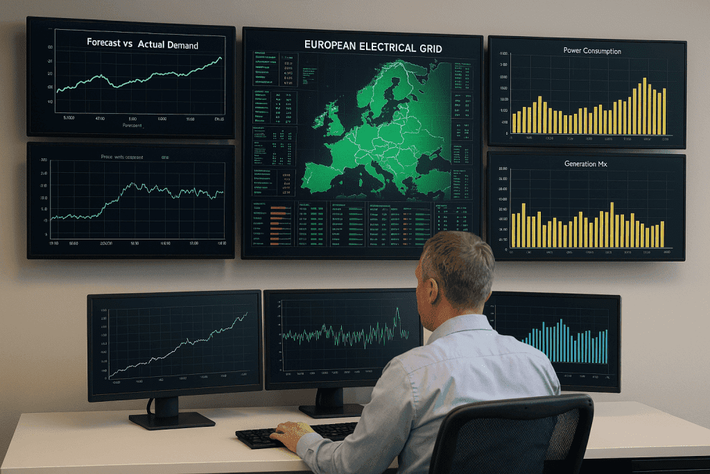 Mercado mayorista de electricidad en la Unión Europea